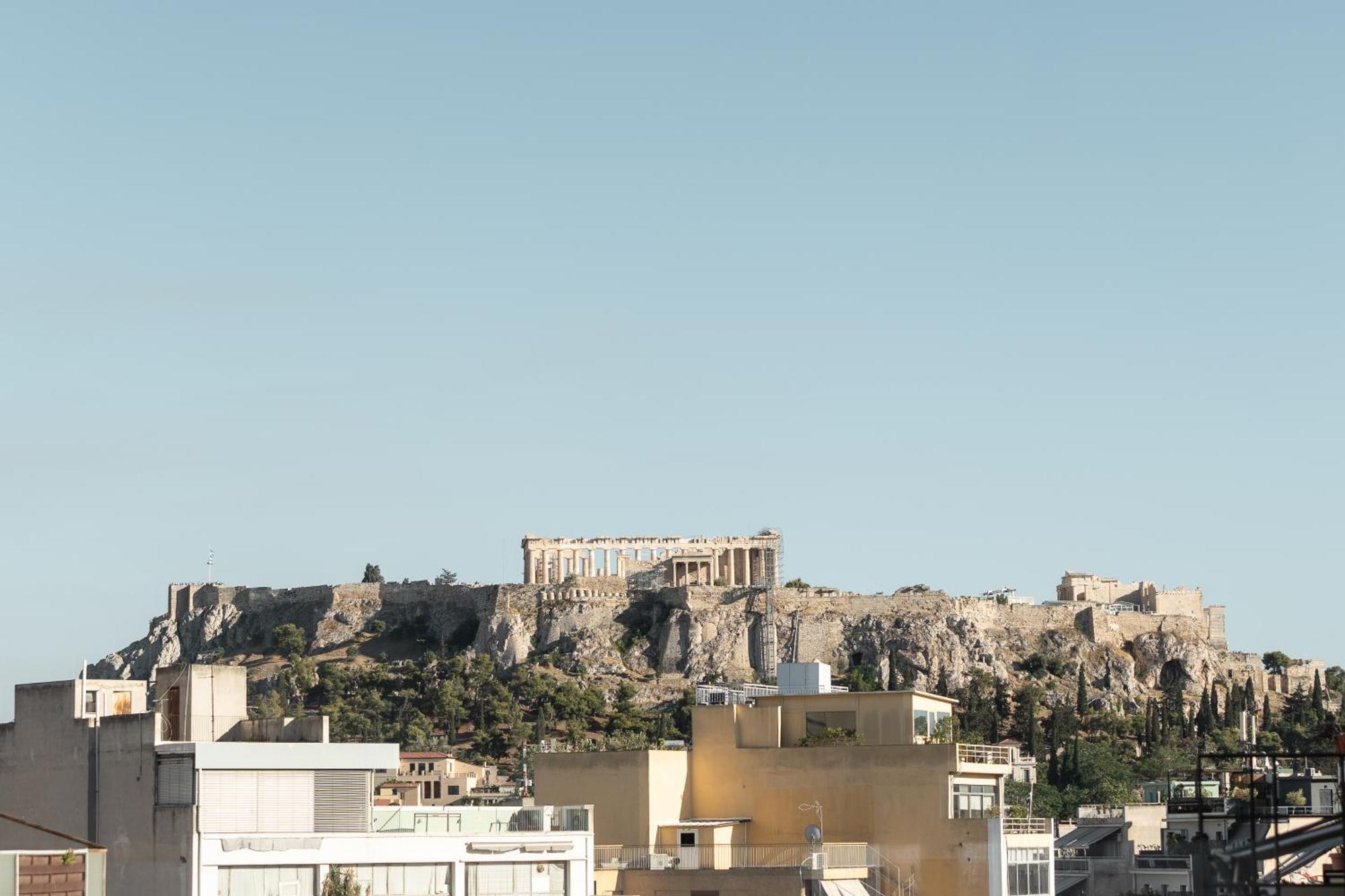 Ferienwohnung Acropolis View Window Retreat In Monastiraki Athen Exterior foto